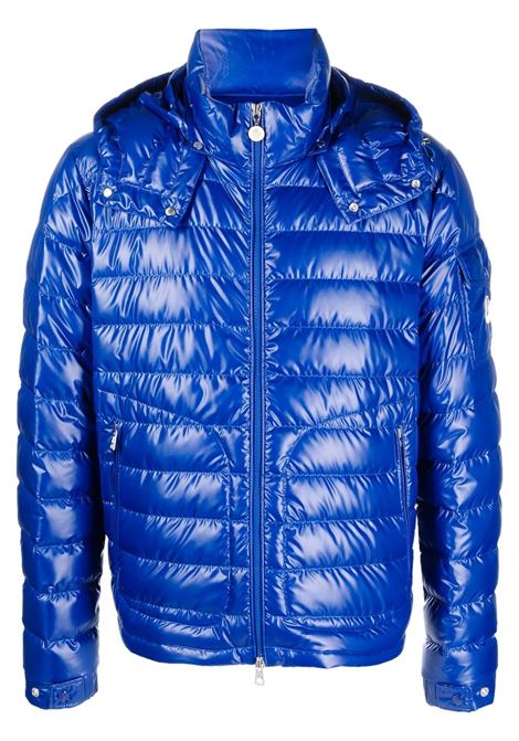 piumino Lauros blu accesso con imbottitura in piuma d'oca MONCLER | LAUROS 1A000-20-595ZJ75N